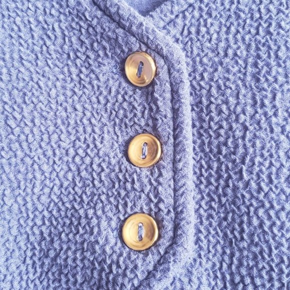 Summer blue dress - Open back - Picture 4 of 5